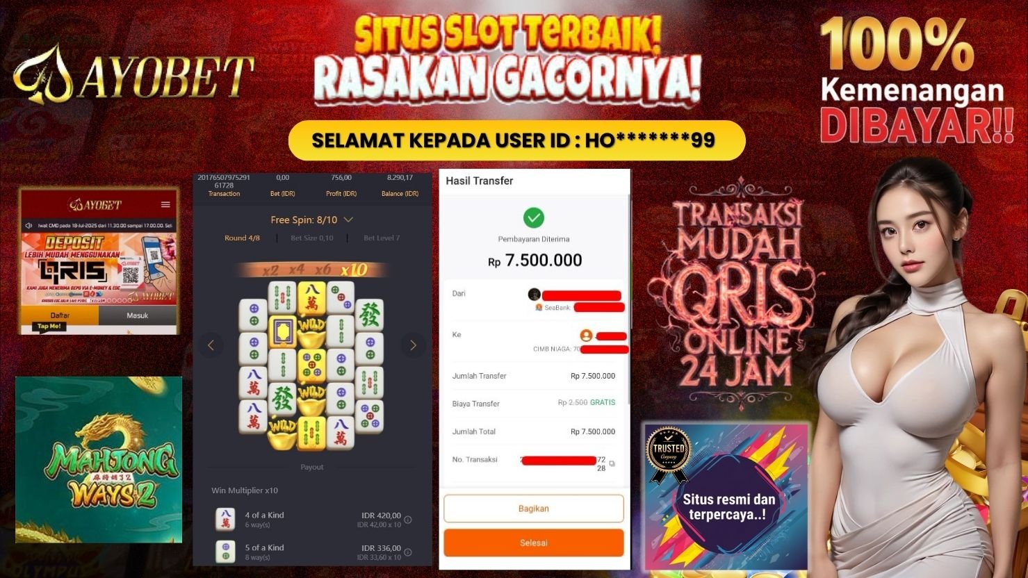 AYOBET JACKPOT SLOT MAHJONG WAYS 2